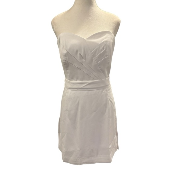 Lilly Pulitzer Kylo Strapless Skirted Romper Resort White Sz 10 NWT - Picture 6 of 9